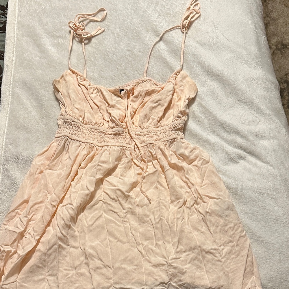 Forever 21 Light Pink Tie Dress